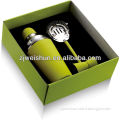 3pcs Wine Set With Rubber Painting